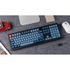 Keychron V6 Max Bluetooth / vezeték nélküli magyar gaming Gateron Jupiter Red mechanikus billentyűzet fekete-szürke