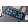 Keychron V6 Max Bluetooth / vezeték nélküli magyar gaming Gateron Jupiter Red mechanikus billentyűzet fekete-szürke