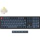 Keychron V6 Max Bluetooth / vezeték nélküli magyar gaming Gateron Jupiter Banana mechanikus billentyűzet fekete-szürke