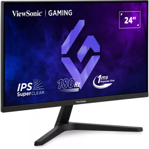 ViewSonic Monitor 23,8" - VA2432-H-2 (IPS, 16:9, 1920x1080, 1ms, 250cd/m2, D-sub, HDMI, VESA)