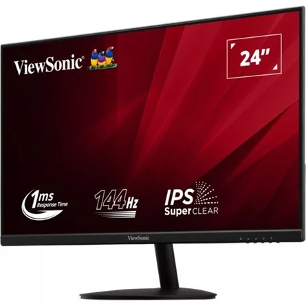 ViewSonic Monitor 23,8" - VA24E2-H  (IPS, 16:9, 1920x1080, 144Hz, 1ms, 250cd/m2, D-sub, HDMI, VESA)