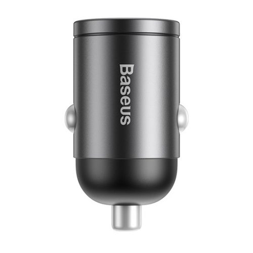Baseus Tiny Star Mini autós gyorstöltő 30W, USB Type-A, szürke