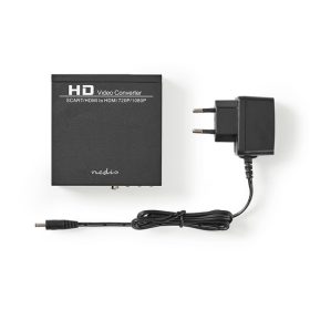   Nedis VCON3452AT (converter) videó konverter, SCART bemenet, HDMI kimenet 1080p | 1,65 Gbps