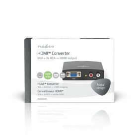   Nedis VCON3454AT (converter) VGA konverter, VGA bemenet, HDMI kimenet 1080p | 1,65 Gbps, aktív eszköz