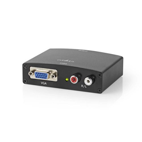 Nedis VCON3454AT (converter) VGA konverter, VGA bemenet, HDMI kimenet 1080p | 1,65 Gbps, aktív eszköz