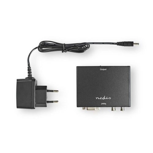 Nedis VCON3454AT (converter) VGA konverter, VGA bemenet, HDMI kimenet 1080p | 1,65 Gbps, aktív eszköz
