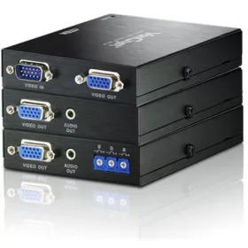  Aten VGA Jack stereo 3,5mm -> Cat.5e video jelkábel hosszabbító 30m