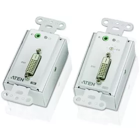   Aten DVI-D Jack stereo 3,5mm -> Cat.5e video jelkábel hosszabbító 40m fali