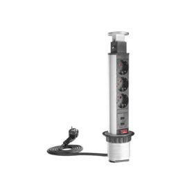   Rainbow ENERGIAOSZLOP 3x230V, 2xUSB TÖLTŐ, FIX KIOSZTÁSSAL