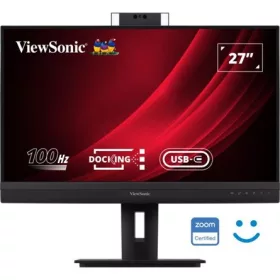   ViewSonic 27IN QHD FRAMELESS IPS MONITOR WITH WEBCAM. HDMI. DISPLAYPORT I