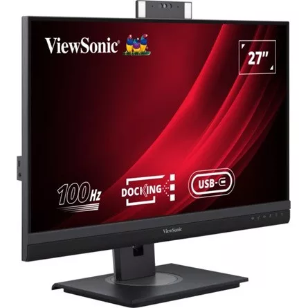 ViewSonic 27IN QHD FRAMELESS IPS MONITOR WITH WEBCAM. HDMI. DISPLAYPORT I