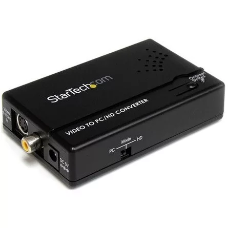StarTech S-Video composite -> VGA F/F konverter fekete