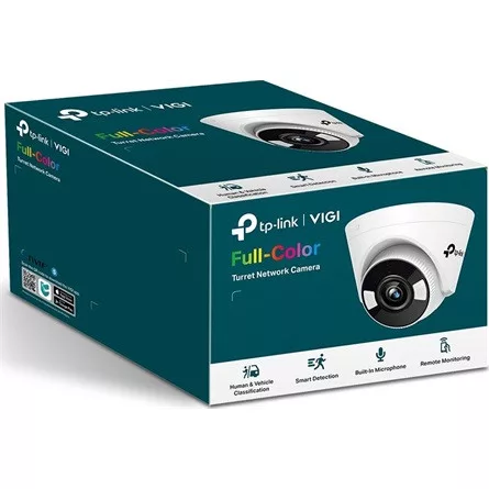 TP-Link IP turretkamera - C430 (FullColor, 3MP, 4mm, H265+, fehér LED30m, IR30m, PoE/12VDC, mikrofon)