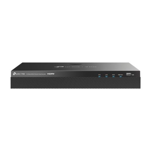 TP-link NVR rögzítő - NVR2016H-16MP-4TB (16 csatorna, 16 PoE+ port 140W; H265+, 8MP, HDMI, VGA, 2xUSB, 4TB HDD, audio)