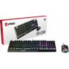MSI VIGOR GK30 COMBO BLACK USB cseppálló magyar gaming Plunger membrán billentyűzet + egér fekete