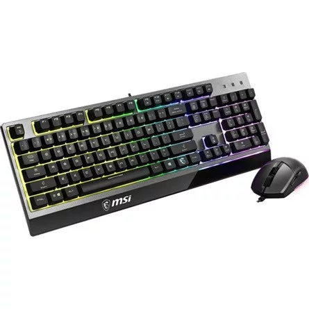 MSI VIGOR GK30 COMBO BLACK USB cseppálló magyar gaming Plunger membrán billentyűzet + egér fekete