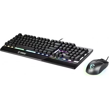 MSI VIGOR GK30 COMBO BLACK USB cseppálló magyar gaming Plunger membrán billentyűzet + egér fekete