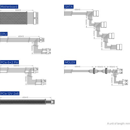 FSP VITA GD ATX desktop tápegység 750W 80+ Gold BOX