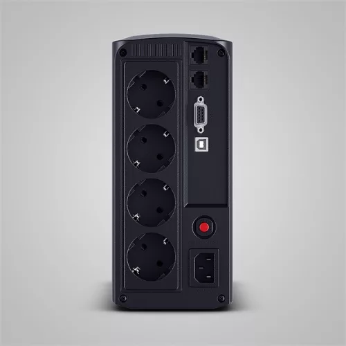 CYBERPOWER UPS VP1000ELCD (4x Schuko) 1000VA 550W 230V szünetmentes tápegység + USB LINE-INTERAKTÍV