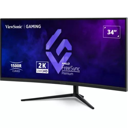 ViewSonic Mon ViewSonic 34" VX3418C-2K FreeSync Premium, UWQHD - 1500R - VA - 180Hz I 2 év garancia I