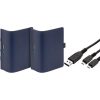 VENOM XBOX Series S/X Kiegészítő 2db akkumulátor (1100mAh) + 3m Töltő kábel Fekete, VS2883