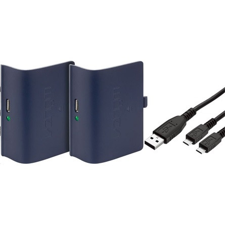 VENOM XBOX Series S/X Kiegészítő 2db akkumulátor (1100mAh) + 3m Töltő kábel Fekete, VS2883