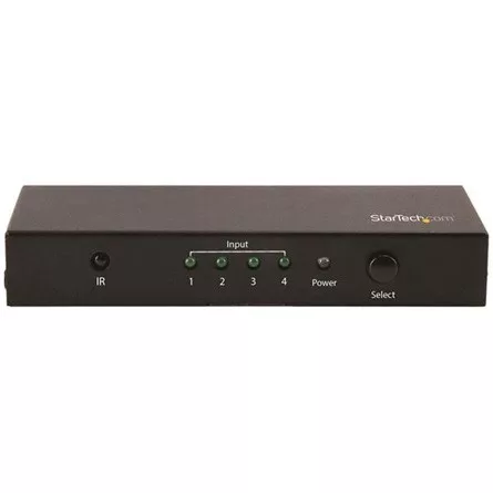 StarTech VS421HD20 4-portos HDMI video switch fekete 4K60Hz