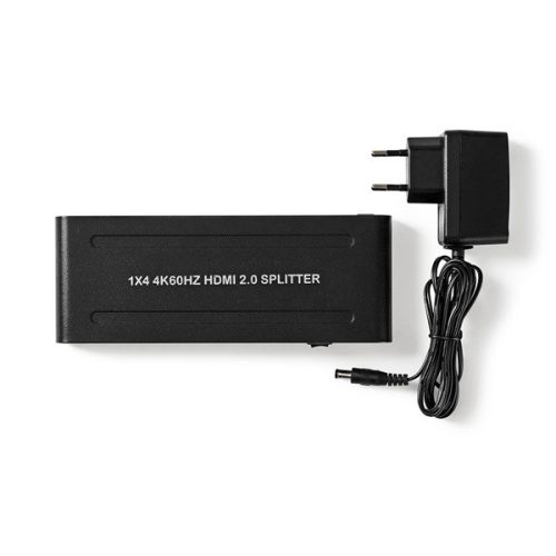 Nedis VSPL3474AT HDMI splitter, 1 x HDMI be - 4 x HDMI ki, 4K@60Hz