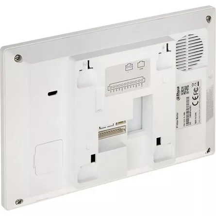 Dahua IP video kaputelefon - VTH2621GW-P (beltéri egység, 7" touch screen, 1024x600, PoE, SD, I/O, H.265, fehér)