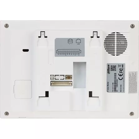 Dahua IP video kaputelefon - VTH2621GW-P (beltéri egység, 7" touch screen, 1024x600, PoE, SD, I/O, H.265, fehér)