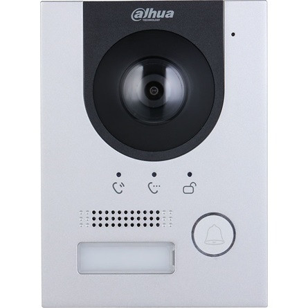 Dahua IP video kaputelefon - VTO2202F-P-S3 (kültéri egység, 2MP, IK07, IP65, audio, SD, RS485, I/O, 12VDC/PoE)