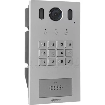 Dahua IP video kaputelefon - VTO3222E-P (kültéri egység, 2MP, IP65, audio, IC card, IK08, numpad, 12VDC/PoE)