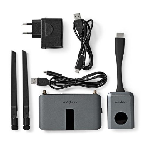 Nedis VTRA3460GY vezeték nélküli HDMI transmitter / jeltovábbító, max. hatótáv 30m
