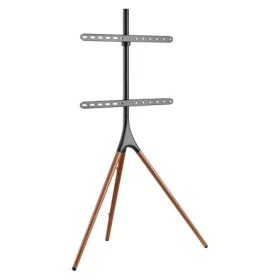   SBOX FS-1246F 45"-65" TV tripod tartó állvány fekete-barna