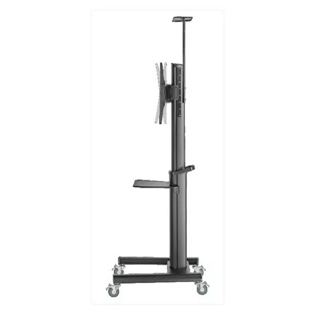 SBOX FS-446-2 37"-70" monitor TV gurulós tartó állvány fekete