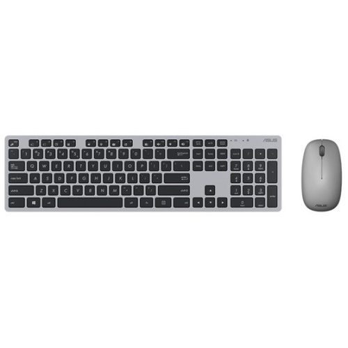 ASUS BILL ASUS Desktop W5000 - Vezeték nélküli billentyűzet és egér - HU - Szürke