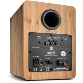 Wavemaster CUBE MINI NEO Bamboo 2.0 hangszóró barna-fa