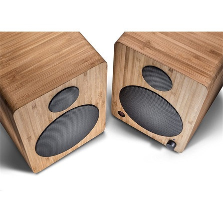 Wavemaster CUBE MINI NEO Bamboo 2.0 hangszóró barna-fa