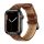 Hoco Apple Watch Series 10 42mm HOCO WA18 pótszíj egyedi méret, 3D rombusz, BARNA
