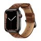 Hoco Apple Watch Series 10 42mm HOCO WA18 pótszíj egyedi méret, 3D rombusz, BARNA