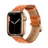 Hoco Apple Watch Series 10 42mm HOCO WA18 pótszíj egyedi méret, 3D rombusz, NARANCSSÁRGA