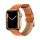 Hoco Apple Watch Series 10 42mm HOCO WA18 pótszíj egyedi méret, 3D rombusz, NARANCSSÁRGA