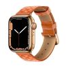 Hoco Apple Watch Series 10 46mm HOCO WA18 pótszíj egyedi méret, 3D rombusz, NARANCSSÁRGA