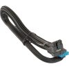 Seasonic Power 12pin PCIe -> Power 16pin PCIe 12VHPWR F/F tápkábel 0.7m fekete egyenes/90° (600W)