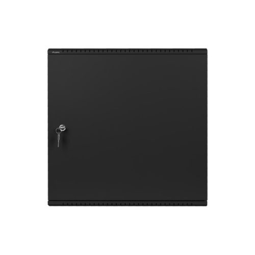 Lanberg 19" fali rack szekrény 6U+3U/540X200, alacsony profilú, összeszerelt, fekete