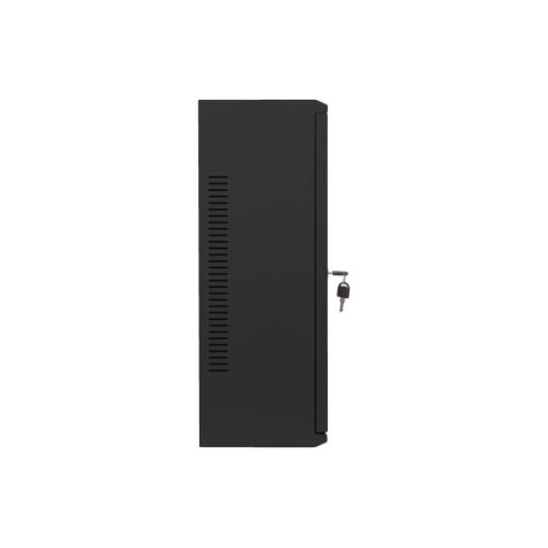 Lanberg 19" fali rack szekrény 6U+3U/540X200, alacsony profilú, összeszerelt, fekete