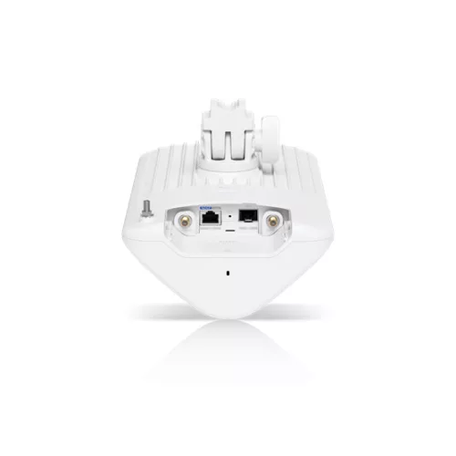 Ubiquiti Wave-AP-Gen2-EU 60 GHz + 5 GHz multipoint base station featuring 90-degree sectoral coverage, 31-client capacity, 2.7 Gbps symmetrical speed, and antenna connectors for 5 GHz range ex...
