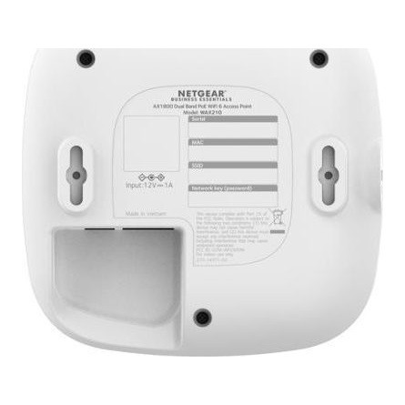 Netgear WAX210 AX1800 WIFI 6 DUAL BAND ACCESS POINT