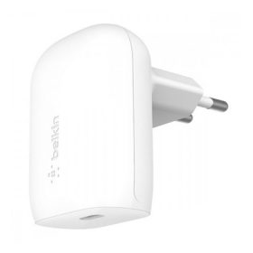   BELKIN BOOST CHARGE hálózati töltő Type-C aljzat 30W, PD gyorstöltő, FEHÉR