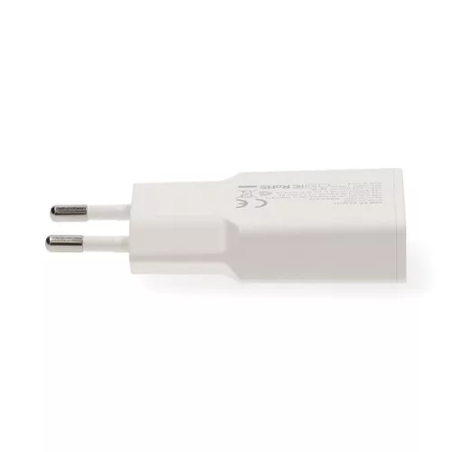 Nedis WCHA30WT gyorstöltő USB-A / USB-C töltő, GaN, PD3.0, QC, Gyorstöltési funkció 1,5 / 2,0 / 2,5 / 3,0 A, 30W, fehér